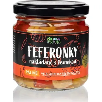 Omáčka Nakládané feferony s česnekem 180 g
