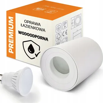 Koupelnová Lampa Stropní Svítidlo Vodotěsná + LED GU10