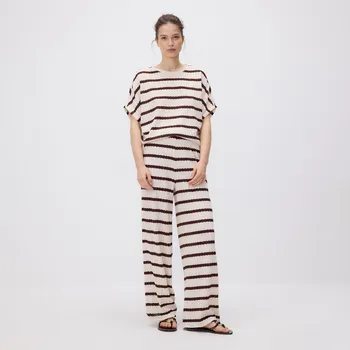 Dámské kalhoty Reserved - Úpletové kalhoty - vícebarevná - ZQ553-MLC - ZQ553-MLC-L