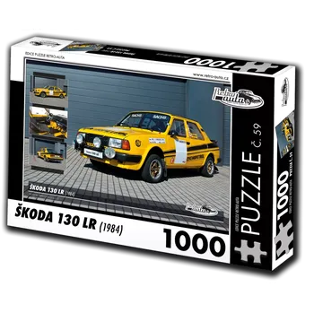 Puzzle Puzzle RETRO-AUTA Škoda 130 LR 1000 dílků