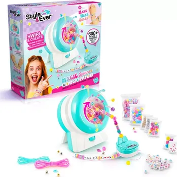 dětská sada na výrobu šperků Style4Ever sada na výrobu náramků s navlékačem