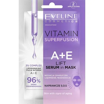 Pleťová maska Eveline Cosmetics Vitamin Superfusion Liftingová maska-sérum