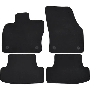autokoberec Premium black velurové autokoberce Audi Q2 2016-4ks