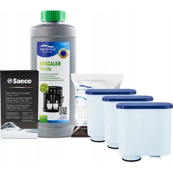Příprava kávy Sada pro kávovary Philips Saeco - Filtr AL-Clean 3 ks, Verde 500 ml, CA6705/60