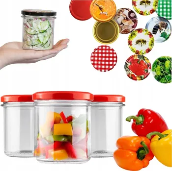 Sklenice Sklenice s víčkem Bimberek prům. 82 mm, 50 ks