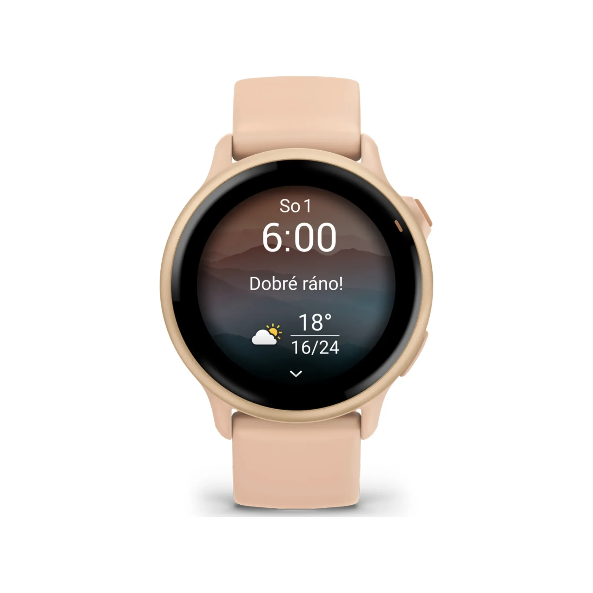 Fotografie 4 - Chytré hodinky Garmin vívoactive 6 Metallic Pink Dawn/Pink Dawn