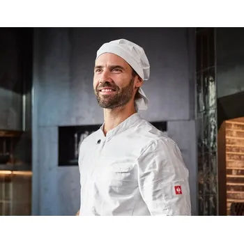 Gastro oděv Sátek bandana pracovní oděvy gastro e.s.fusion bílá Strauss