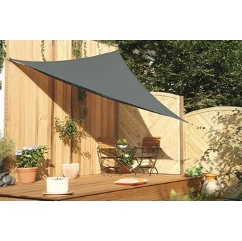 Krycí plachta Sluneční plachta 3x napínací lanko, PES 280 g/m², antracit 540 cm