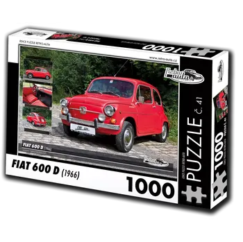 Puzzle Puzzle RETRO-AUTA Fiat 600 D (1966) – 1000 dílků