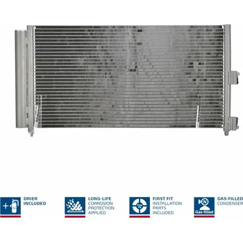 Výparník klimatizace Kondenzátor, klimatizace NISSENS 94727