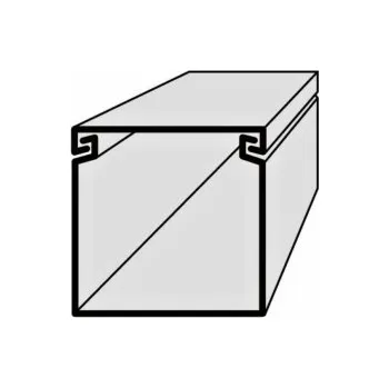 kabelová chránička Lišta kabelová elektroinstalační vkládací 40x40mm 2m bílá EIP 40040 Polyprofil