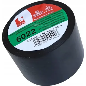 Lepicí páska Páska 6022 50mm/25m ČERNÁ, SCAPA