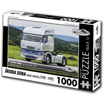 Puzzle Puzzle RETRO-AUTA Škoda Xena tahač návěsů 1000 dílků