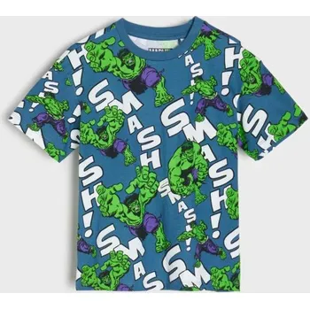 Chlapecké oblečení Sinsay - Tričko Marvel - námořnická modrá - 287DZ-95X - 287DZ-95X-98