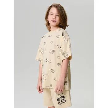 Sinsay - Žerzejová souprava SmileyWorld® - béžová - 382DZ-08X - 382DZ-08X-158