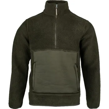 JACK PYKE Mikina SHERPA FLEECE PULLOVER ZELENÁ Velikost: M