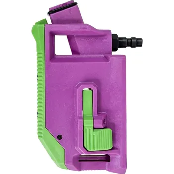 CTM TAC CTM 90° HPA AAP-01 / G-Series adaptér na zásobníky AEG M4 - Fialová / zelená