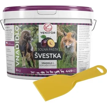 Návnadová pasta a těsto Venator vnadidlo Solná pasta Sladká švestka 3kg