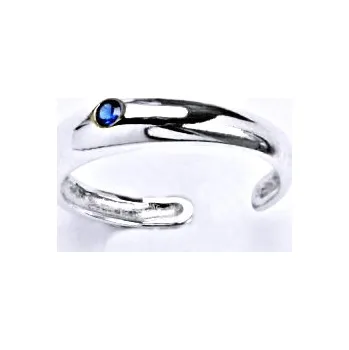 Prsten Stříbrný prsten na nohu zirkon spinel - T1108 (Stříbrný prsten na nohu se spinelem)