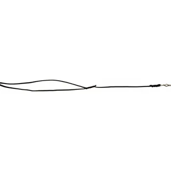 Vodítko pro psa Zubíček Vypouštěcí vodítko z kulaté kůže Barva kůže: Přírodní, Varianta: 4 mm