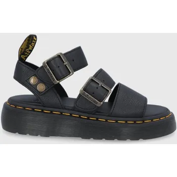 Dámská móda Kožené sandály Dr. Martens Gryphon Quad, 41, černá, 99X