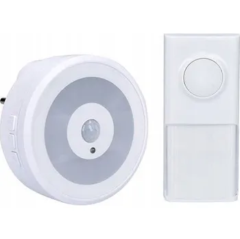 Domovní zvonek Solight bezdrátový zvonek s nočním světélkem na senzor pohybu, do zásuvky,