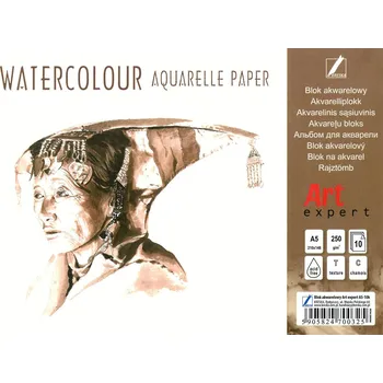 Blok A5/ 10l 250g /5/ akvarelový KRESKA