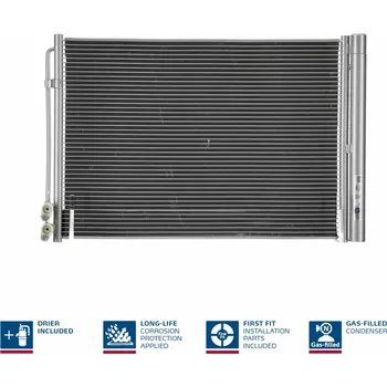 Výparník klimatizace Kondenzátor, klimatizace NISSENS 940110