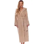 Dlouhý dámský župan L&L béžová FROTTE M 0