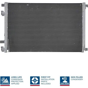 Výparník klimatizace Kondenzátor, klimatizace NISSENS 94626