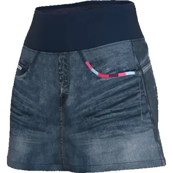 Dámská sukně Dámská sukně Crazy HIDROGEN - PRINT LIGHT JEANS - tmavě modrá L