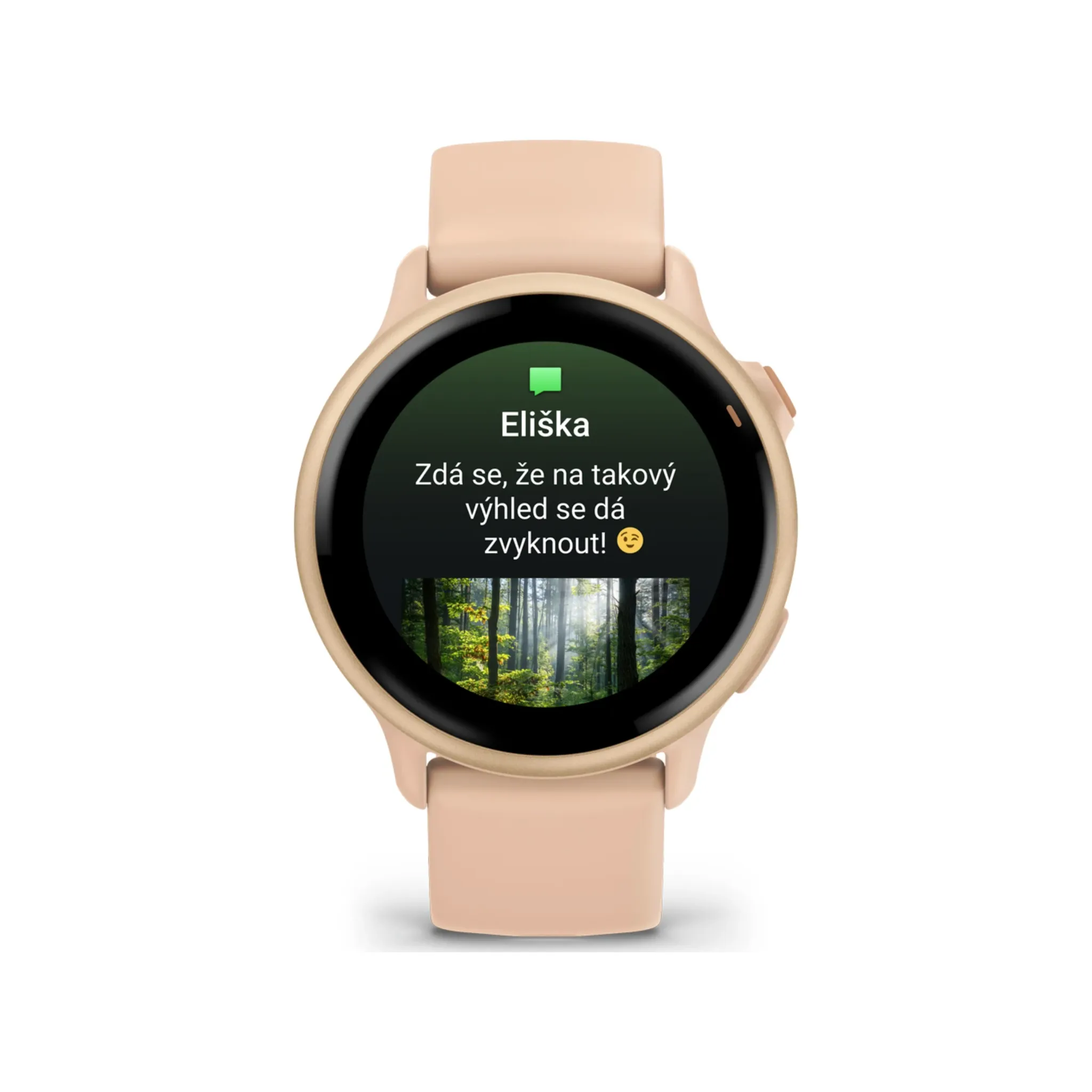 Fotografie 3 - Chytré hodinky Garmin vívoactive 6 Metallic Pink Dawn/Pink Dawn