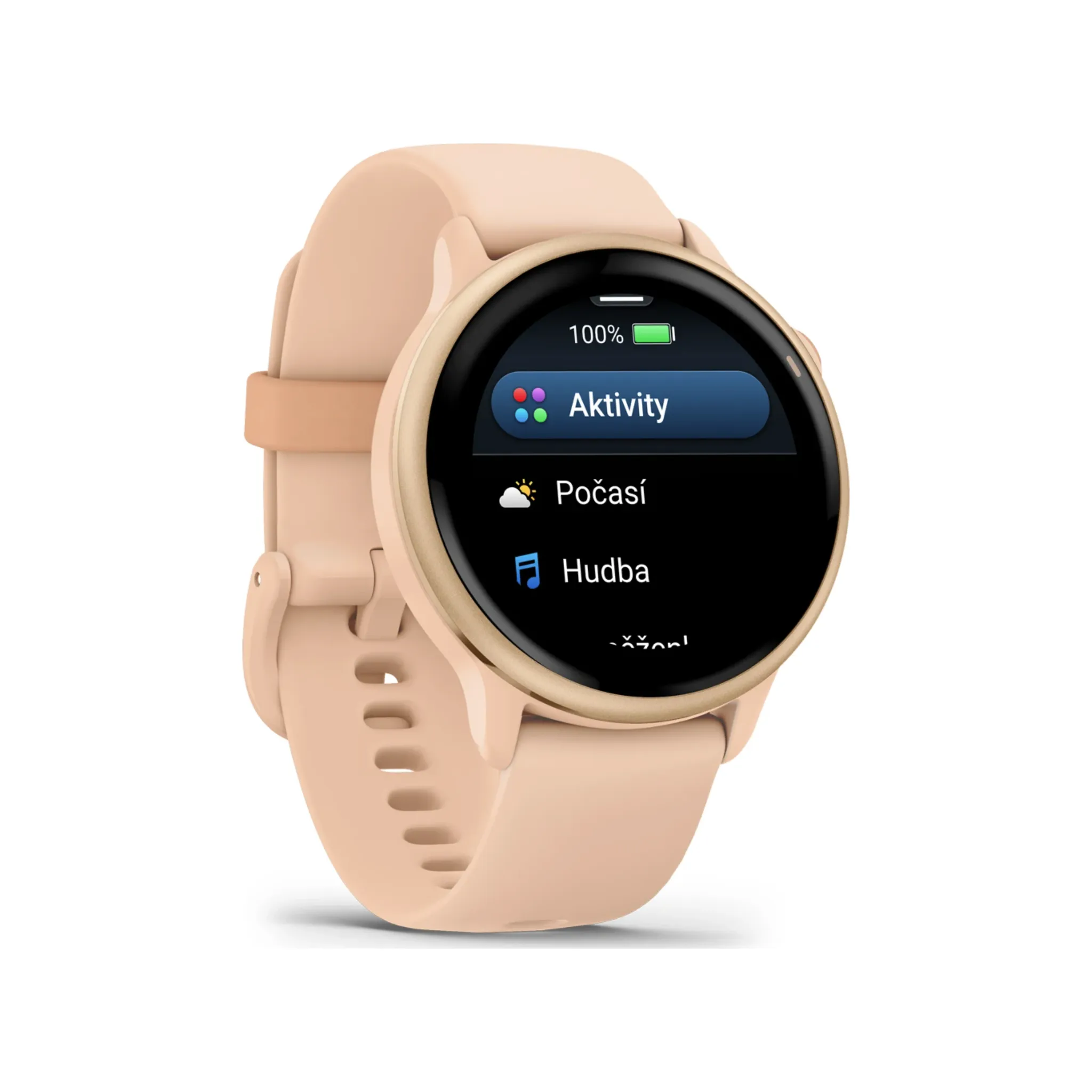 Fotografie 2 - Chytré hodinky Garmin vívoactive 6 Metallic Pink Dawn/Pink Dawn