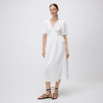 Dámské šaty Reserved - Maxi šaty - bílá - XB688-00X - XB688-00X-XS