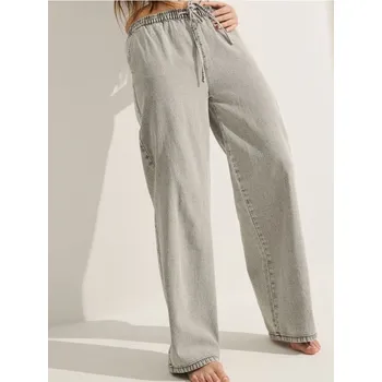 Dámské džíny Sinsay - Džíny wide leg - šedá - 486CX-09J - 486CX-09J-34