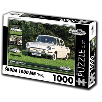Puzzle Puzzle RETRO-AUTA Škoda 1000 MB (1965) – 1000 dílků