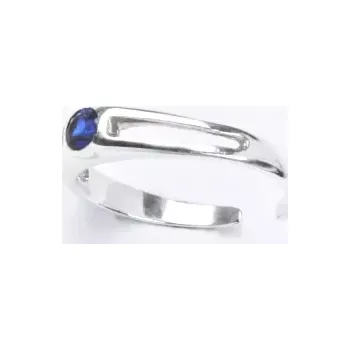 Prsten Stříbrný prsten na nohu zirkon spinel - T1109 (Stříbrný prsten na nohu se spinelem)