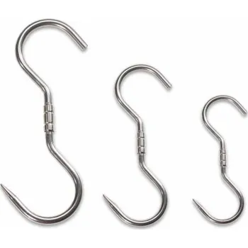 Věšák Landig Otočný háček z nerezové oceli 180 x 8 mm