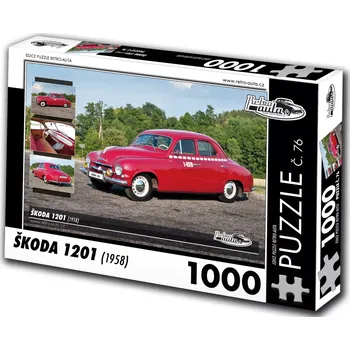 Puzzle retro-auta puzzle škoda 1201 – 1000 dílků