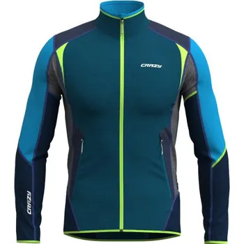 Pánská mikina Pánská mikina Crazy VIPER - petrolejová XL