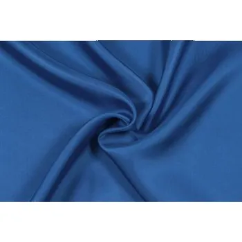 Hedvábný serž, modrý, sartor.cz