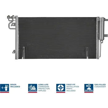 Výparník klimatizace Kondenzátor, klimatizace NISSENS 940764