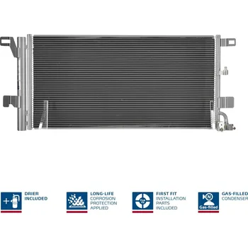 Výparník klimatizace Kondenzátor, klimatizace NISSENS 940752