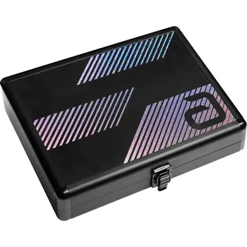 Doplněk andro Kufřík Alu Double Black Star černá 38 x 23 x 7 cm