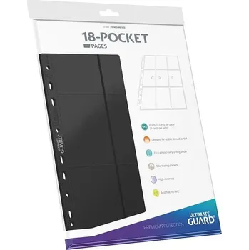 Příslušenství ke karetním hrám Stránky pro karetní album 10ks - 18 pocket, barva petrolejová