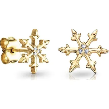 Náušnice DOLCZE Zlaté náušnice Elsa Gold 210004 (Au 585/1000, 1,16 g)
