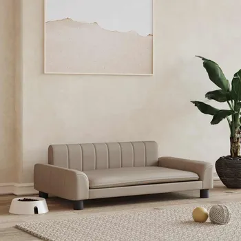 Pelíšek pro psa Pelíšek pro psy černý 90 x 53 x 30 cm umělá kůže