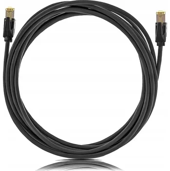 Síťový kabel Patchcord Keline U/FTP 6a RJ45 / RJ45 25 m černý