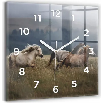 Hodiny Nástěnné hodiny Wallfluent bílé 30 cm