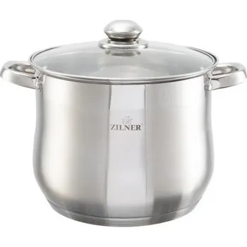 Hrnec Hrnec Gastronomický ocelový kotlík stříbrný 34 cm 23 l KlönBerg